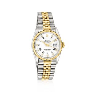 Pre-Owned Rolex Datejust Men's 36mm Automatic Stainless Steel and 18kt Yellow Gold Watch