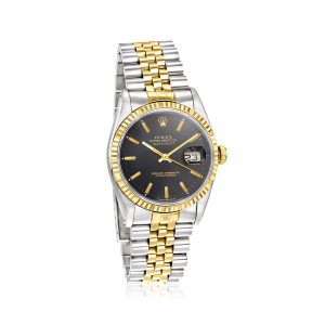 Pre-Owned Rolex Datejust Men's 36mm Automatic Stainless Steel and 18kt Yellow Gold