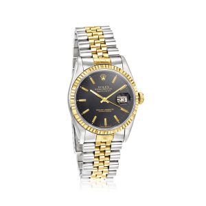 Pre-Owned Rolex Datejust Men's 36mm Automatic Stainless Steel and 18kt Yellow Gold