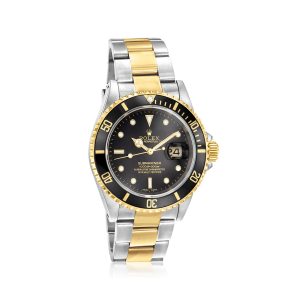 Pre-Owned Rolex Submariner Date Men's 40mm Automatic Stainless Steel and 18kt Yellow Gold Watch