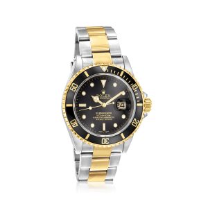 Pre-Owned Rolex Submariner Date Men's 40mm Automatic Stainless Steel and 18kt Yellow Gold Watch
