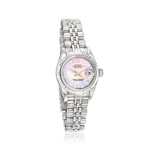 Pre-Owned Rolex Datejust Women's 26mm Stainless Steel and 18kt White Gold Watch