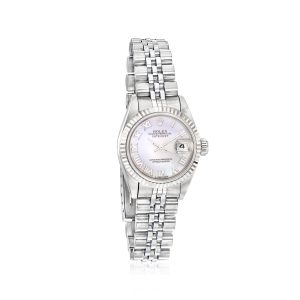 Pre-Owned Rolex Datejust Women's 26mm Automatic Stainless Steel and 18kt White Gold Watch