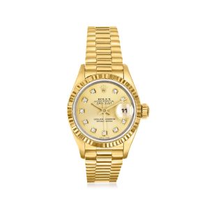 Pre-Owned Rolex Datejust Women's 26mm Automatic 18kt Yellow Gold Watch