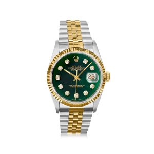 Pre-Owned Rolex Datejust Men's 36mm Automatic Stainless Steel and 18kt Yellow Gold Watch