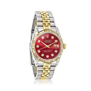 Pre-Owned Rolex Datejust Men's 36mm Automatic Stainless Steel and 18kt Yellow Gold Watch